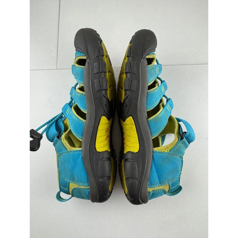 KEEN Kids Water Sandals Size 4 Toddler Blue Yellow H2 Newport‎